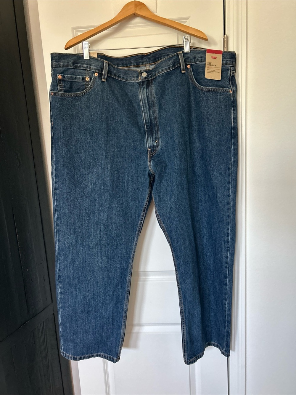 Levi's Men's 505 Jean Regular Fit Straight Leg New with Tags- 50x29
